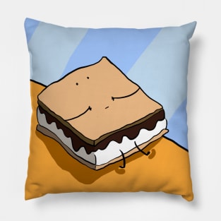 The smore is tanning - Full bleed Pillow