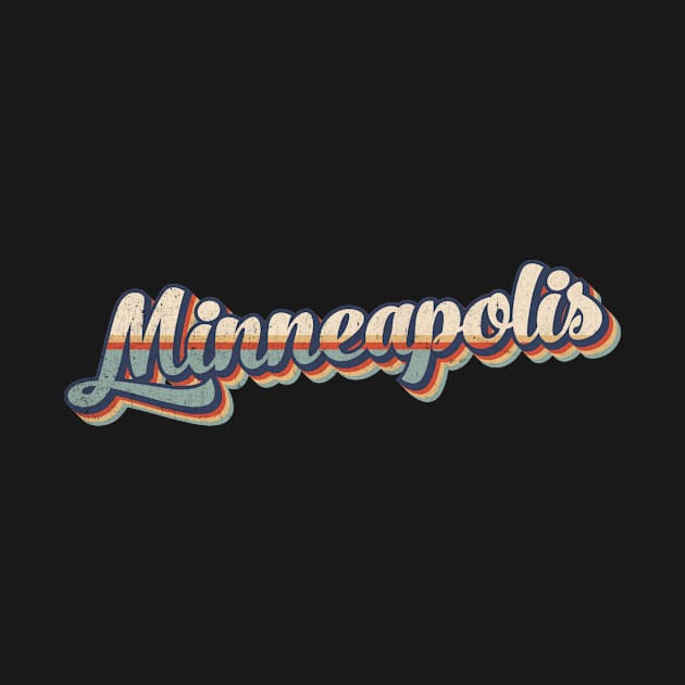 Minneapolis // Retro Vintage Style by Stacy Peters Art