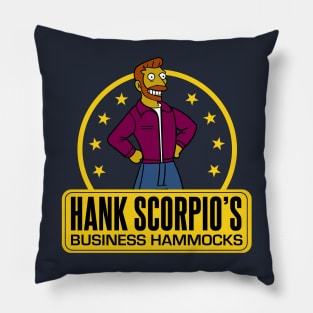 Hank Scorpio's Business Hammocks Pillow