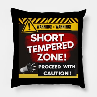 Short Tempered Zone Pillow