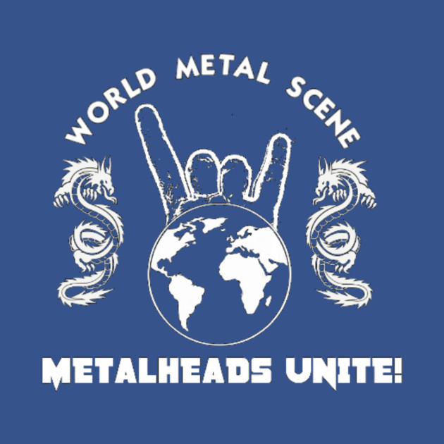 Discover Metalheads Unite - Metal - T-Shirt