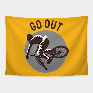 GO OUT GIFT FOR WHO LOVES BICYCLES Tapestry