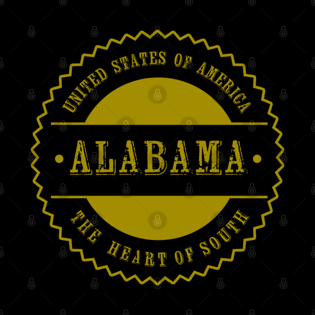 Alabama State T-shirt for patriots by Athenum