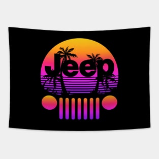 Retro Jeep Tapestry