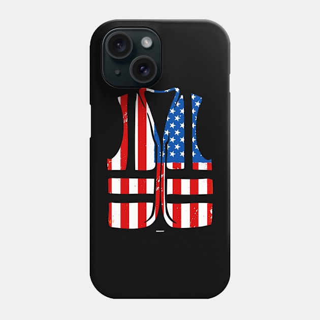 Independence Day 4th of July Vest Coworker Swagazon Associate USA Phone Case by Swagazon