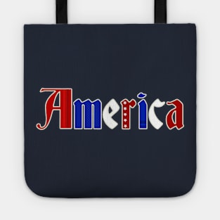 Patriotic America Graphic Tote