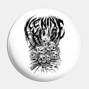 black metal Pin