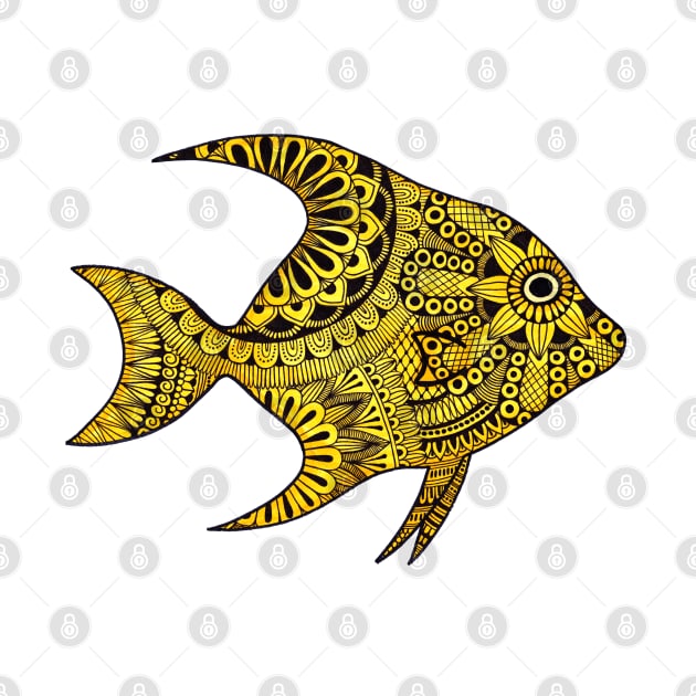 Fish (Yellow) by calenbundalas