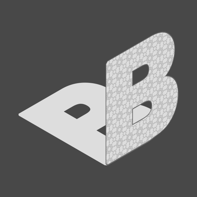 Isometric Alphabet Letter, Letter B by PoshGeometry