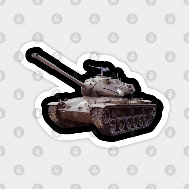 M47 Patton Tank American Army Cold War Tanks Magnet by Battlefields