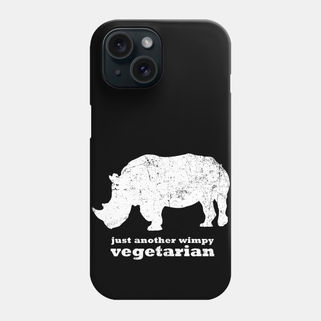 Just Another Wimpy Vegetarian RHINO Phone Case by ClothedCircuit