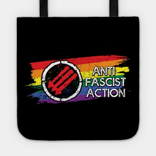 Vintage LGBT Pride Antifascist Action Gift Tote