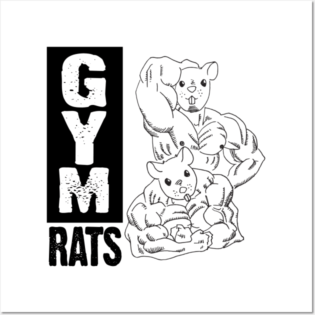 Gym rats - Art Print