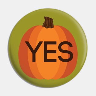 PRO SCOTTISH INDEPENDENCE YES HALLOWEEN PUMPKIN Pin