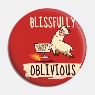 The Oblivious Llama Pin