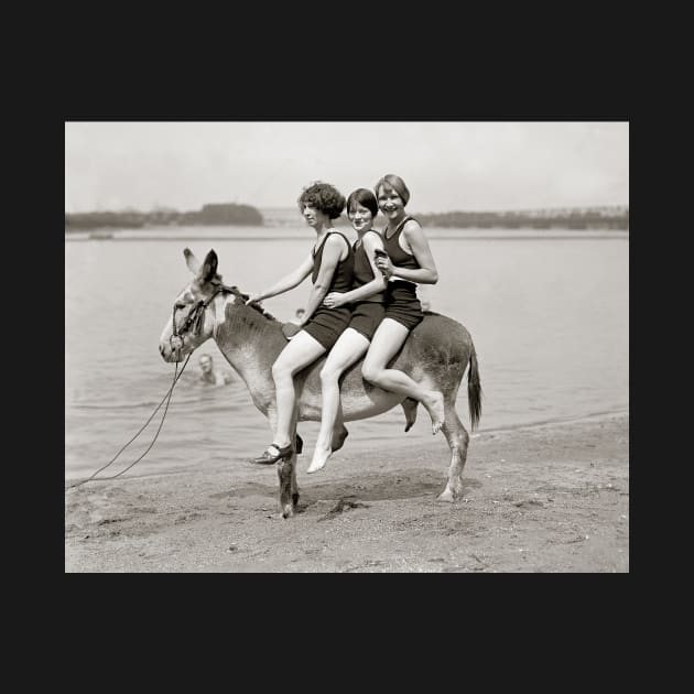 Ladies at Arlington Beach, 1924. Vintage Photo by historyphoto