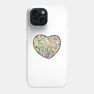 dimond heart Phone Case