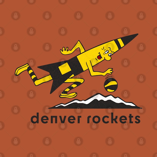 Retro Denver Rockets by LocalZonly