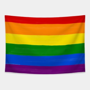 Gay Pride Flag Tapestry