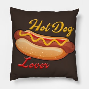 Hot Dog Lover Pillow