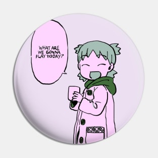 I draw pink pastel yotsuba asking what are we gonna play today / yotsubato Pin