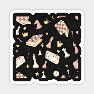 Chess Doodles Magnet