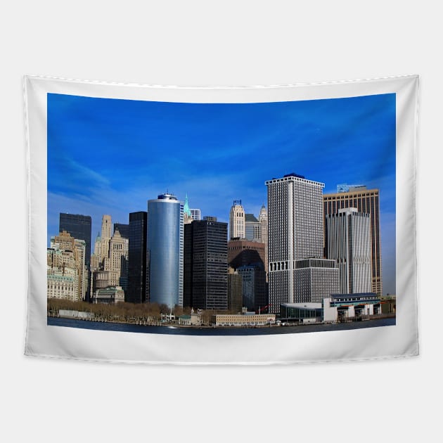 New York City Skyline United States Of America Tapestry by AndyEvansPhotos