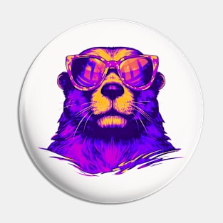 Otter Sunglasses Pin