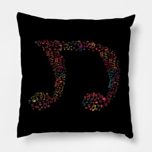 Music notes Pillow