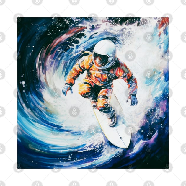 Surfing Astronaut by AJDesignsstuff