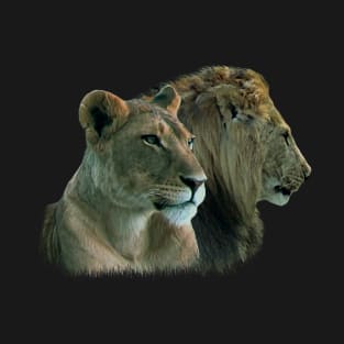 Lion - Lioness - Big Cat - Cat - Predator - Africa T-Shirt