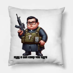 Gun Bless You Pillow