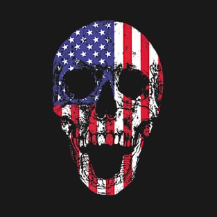 American Flag Skull T-Shirt