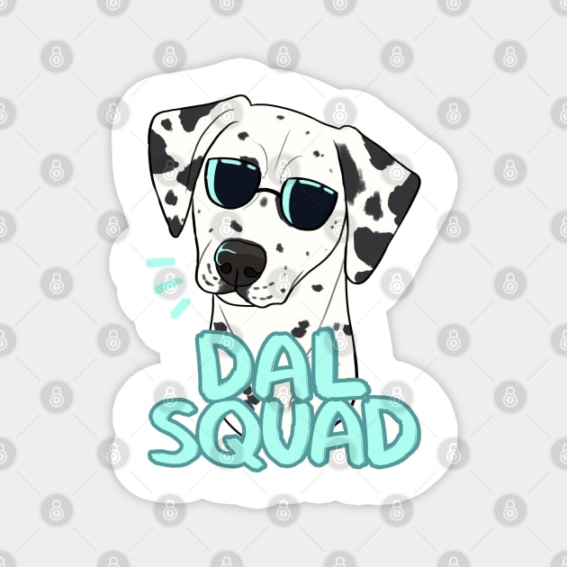 DALMATIAN SQUAD Magnet by mexicanine