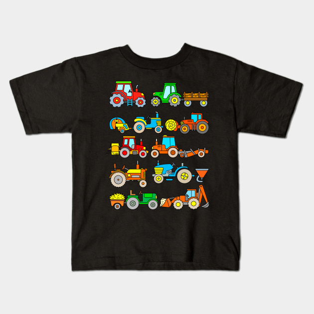 Tractors - Tractor - Kids T-Shirt | TeePublic