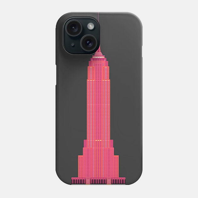 Empire state building Phone Case by Pixel_Mania