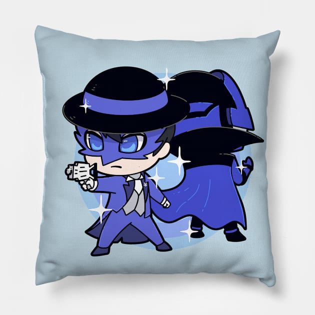 Lupinranger Lupin Blue Pillow by ziodynes098