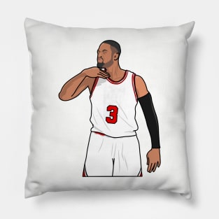 dwade gesture Pillow