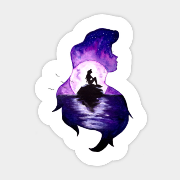 ariel ariel disney princess sticker teepublic