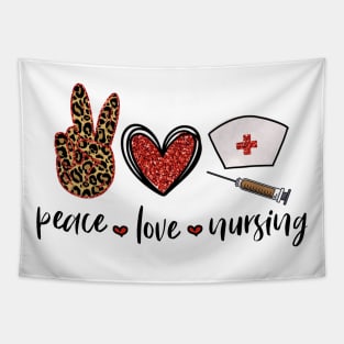 Peace Love Nursing Tapestry