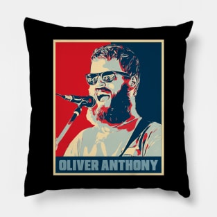 Oliver Anthony In Concert Hope Poster Popart Pillow