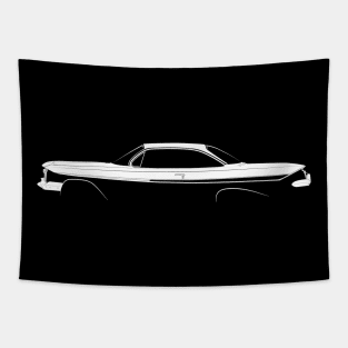 Chevrolet Impala SS (1961) Silhouette Tapestry