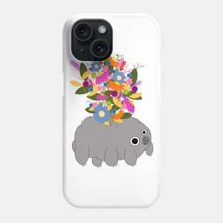 Floral Tardigrade Phone Case