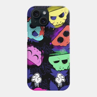 Trippy Witch mask to wear today drawing Phone Case