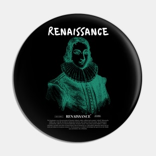 renaissance prince green white Pin