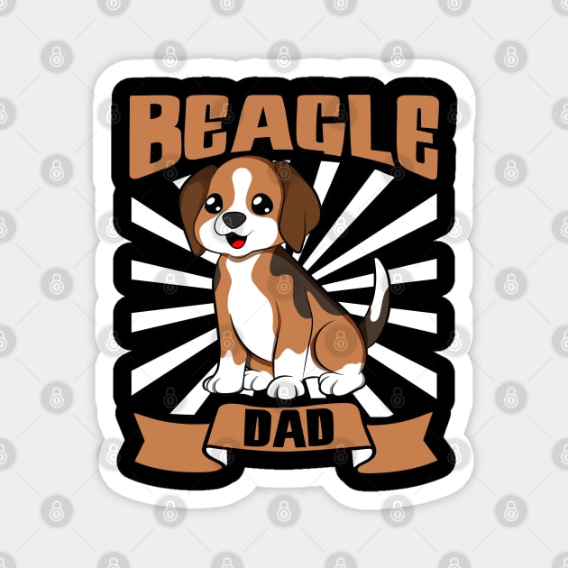 Beagle Dad - Beagle Magnet by Modern Medieval Design