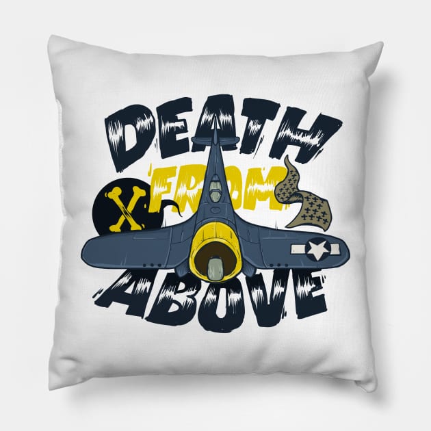 Death From Above Pillow by Bishok