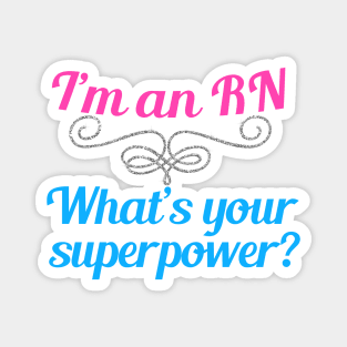 Cute Registered Nurse Super RN Magnet