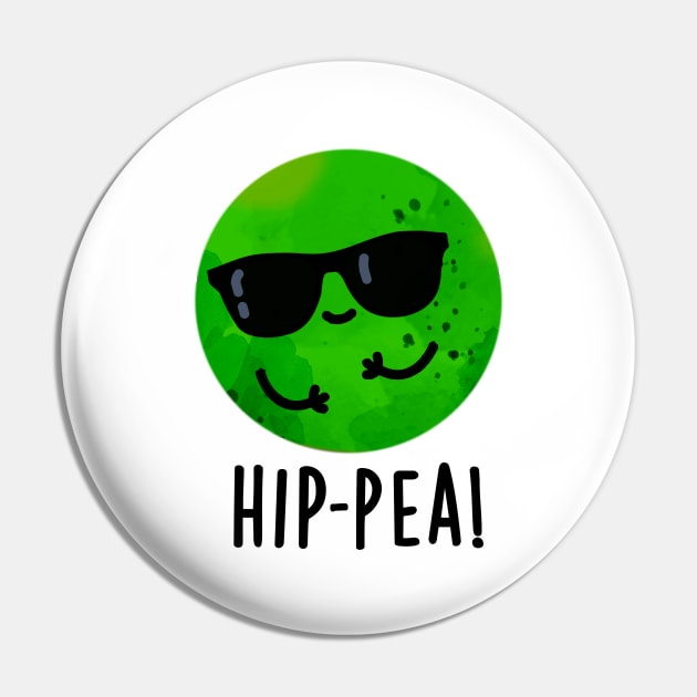 Hip-pea Cute Hip Pea Pun Pin by punnybone