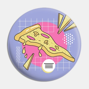 Retro Slice Of Pizza Pin